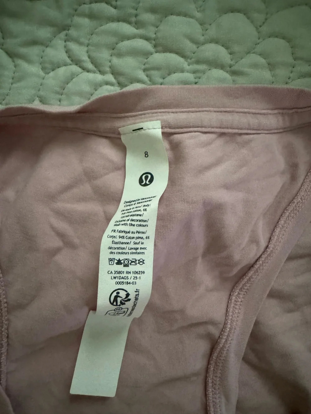 Two Lululemon love tanks